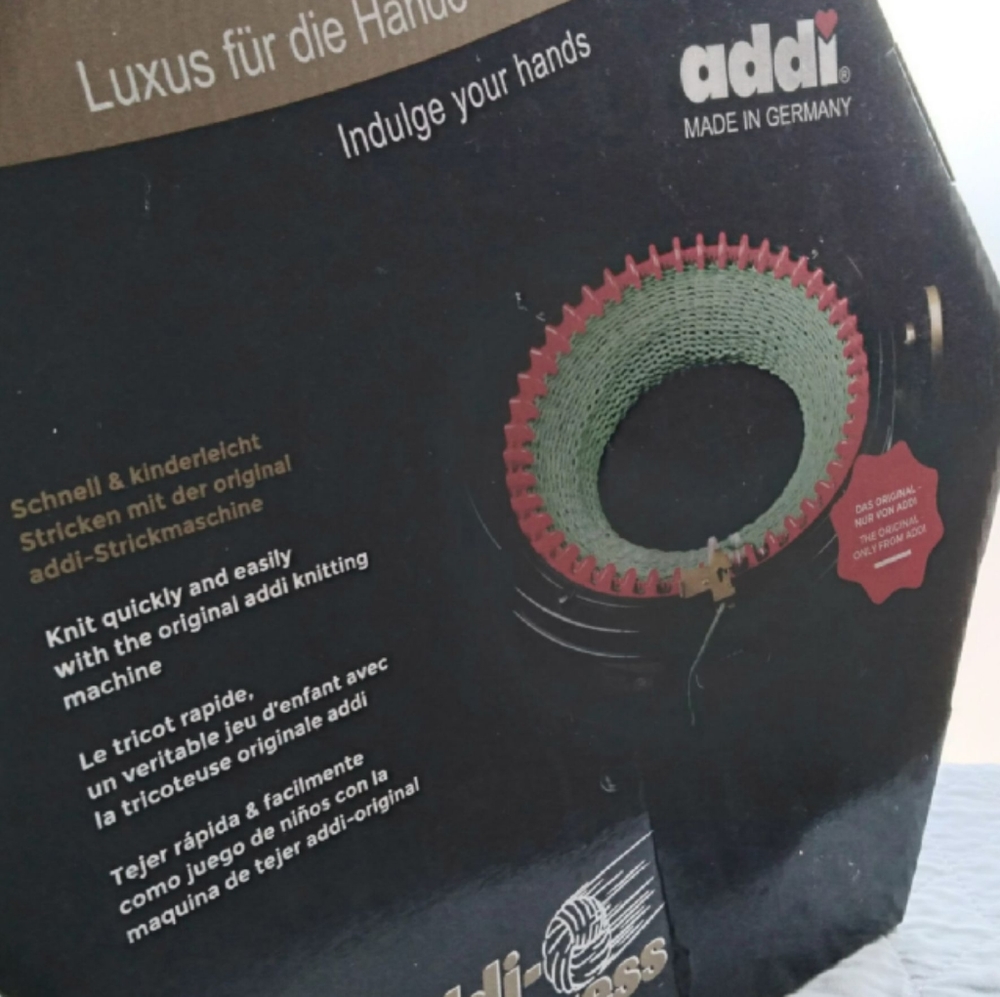 Addi 47 needles circular knitting machine.
